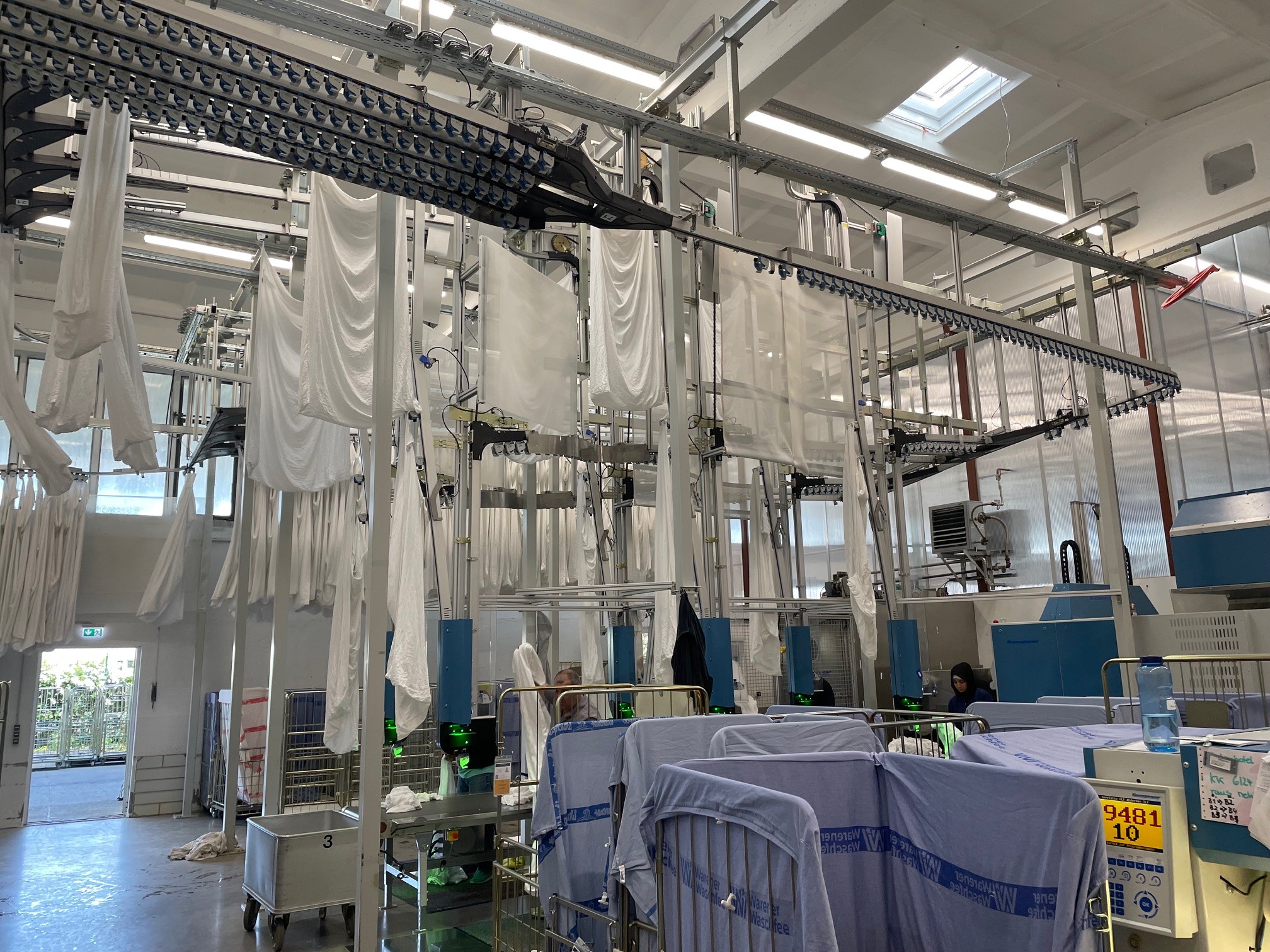 Blick in die Produktionshalle
