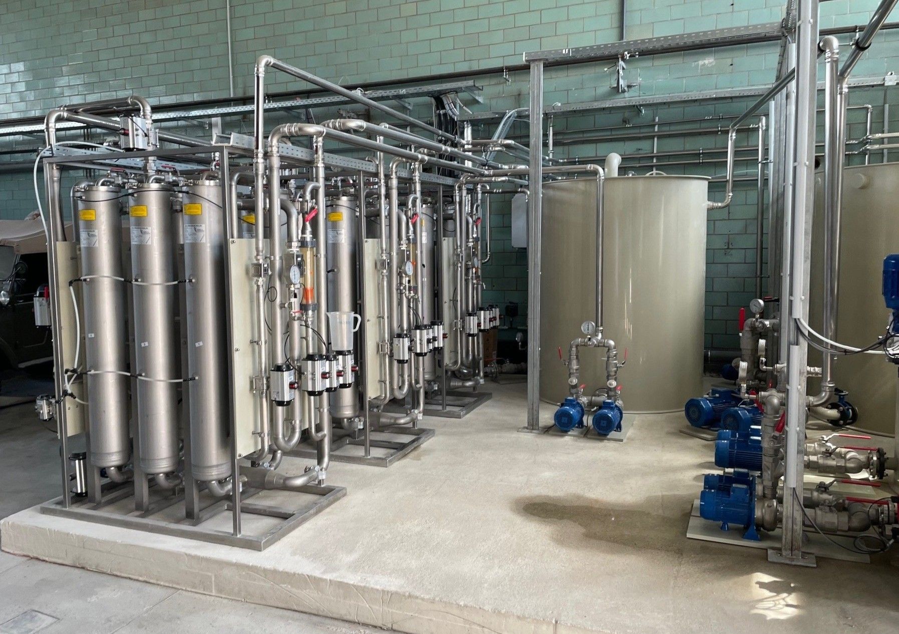 Die energieeffiziente Abwasser-Mikrofiltrationsanlage, geliefert und installiert von UVA Bremen GmbH